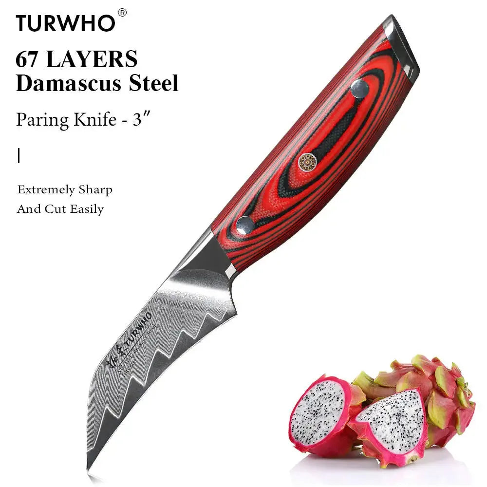 67-Layer Damascus Steel Chef Knife