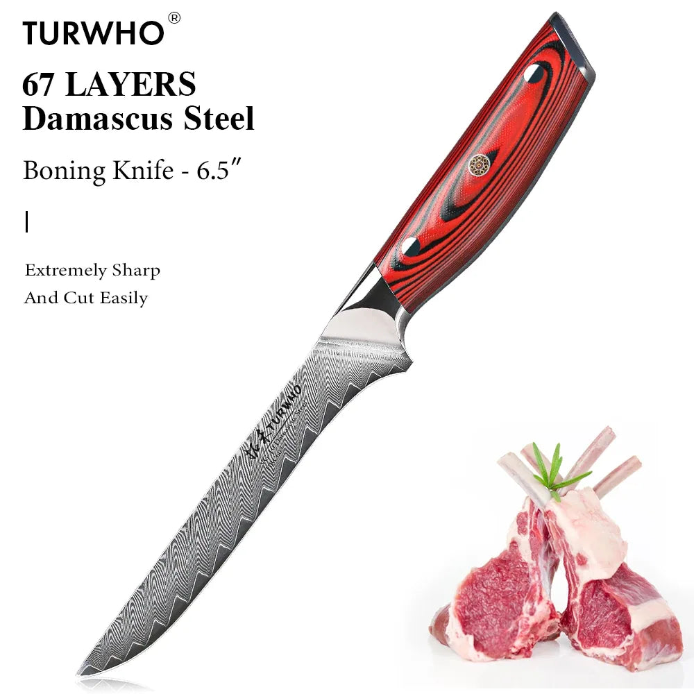 67-Layer Damascus Steel Chef Knife