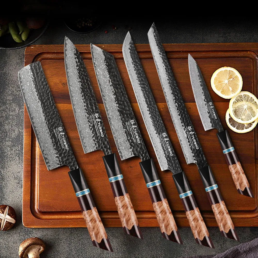 Damascus Steel Japanese Kitchen Knife