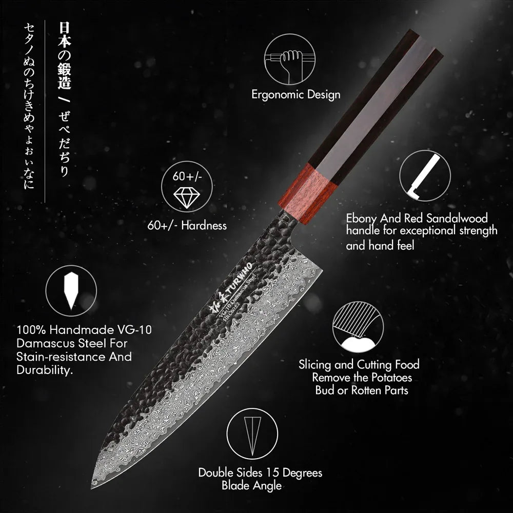 Damascus Steel VG10 Chef's Knife