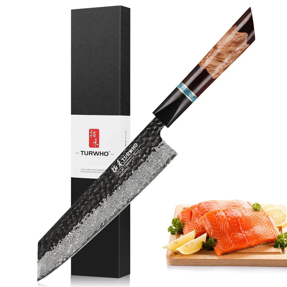 Damascus Steel Japanese Kitchen Knife