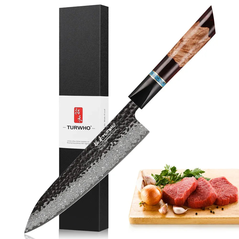 Damascus Steel Japanese Kitchen Knife