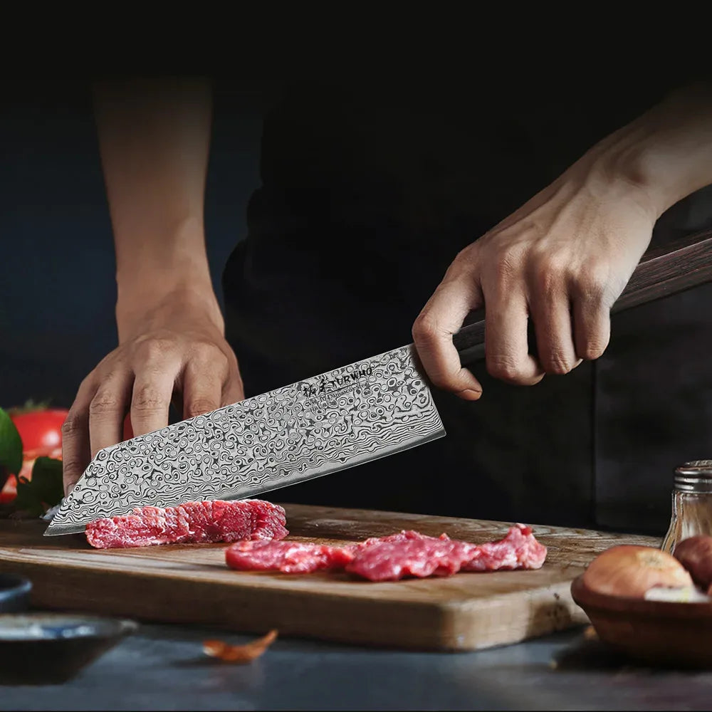 67-Layer Damascus Kiritsuke Chef Knife