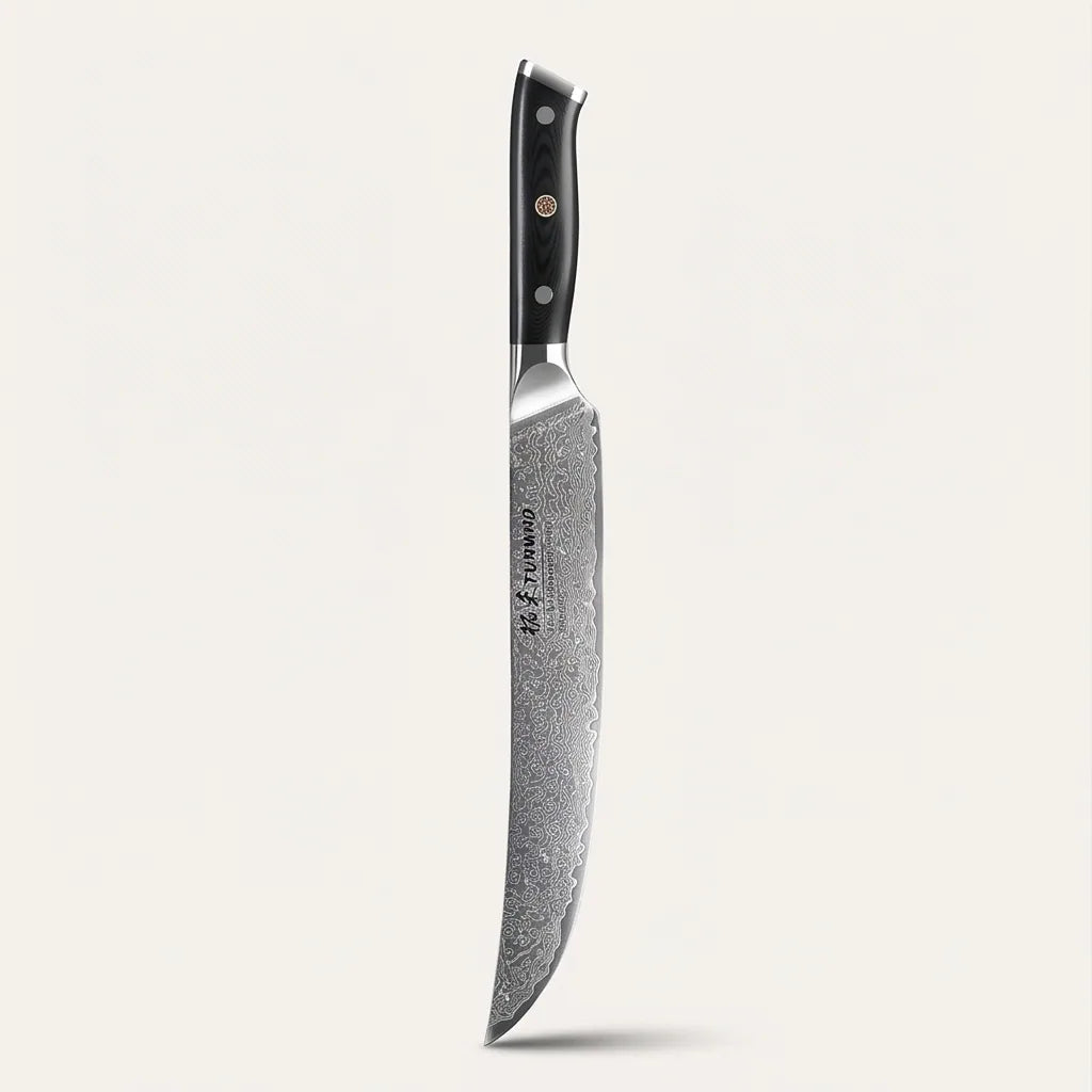 67-Layer Damascus Steel Slicing Knife