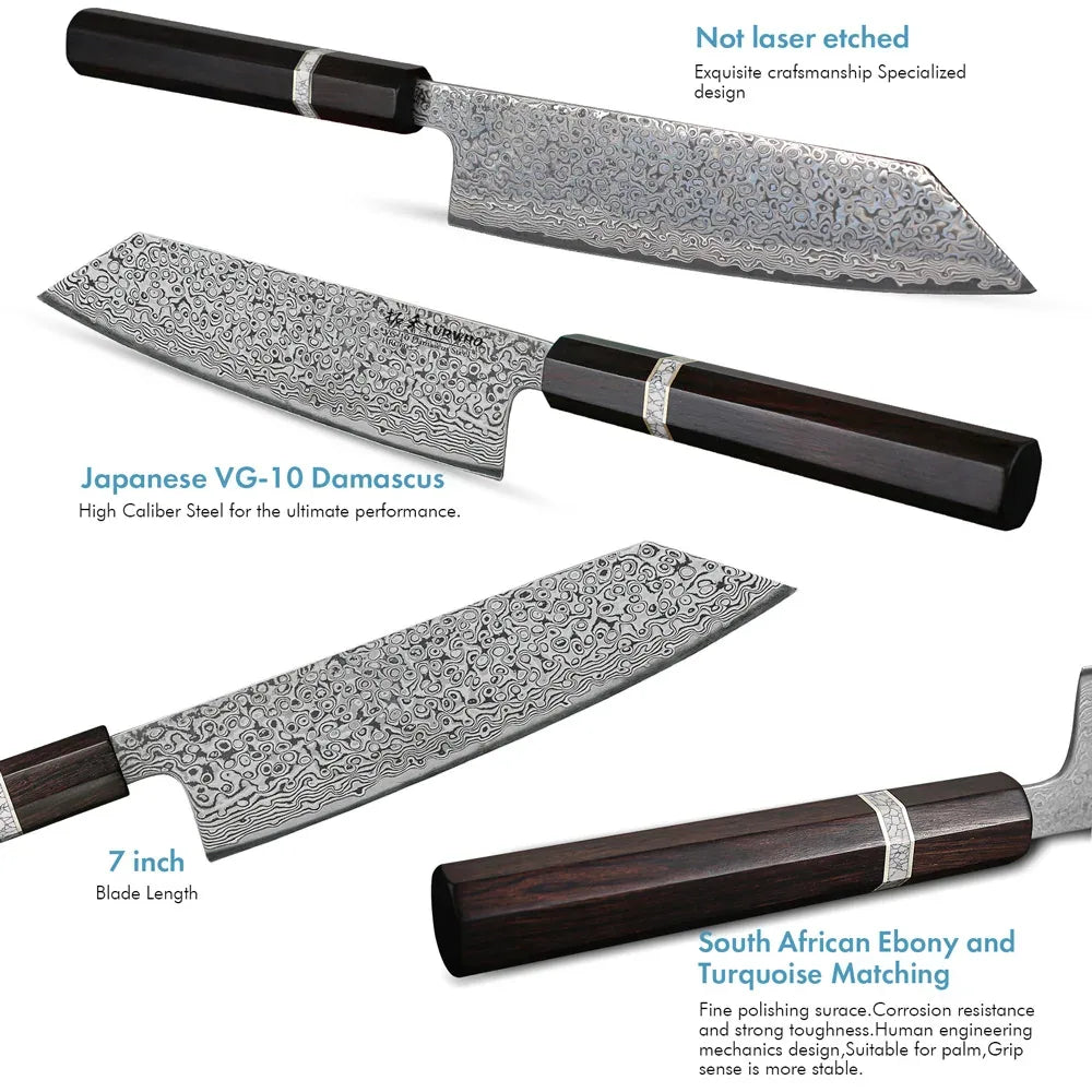 67-Layer Damascus Kiritsuke Chef Knife