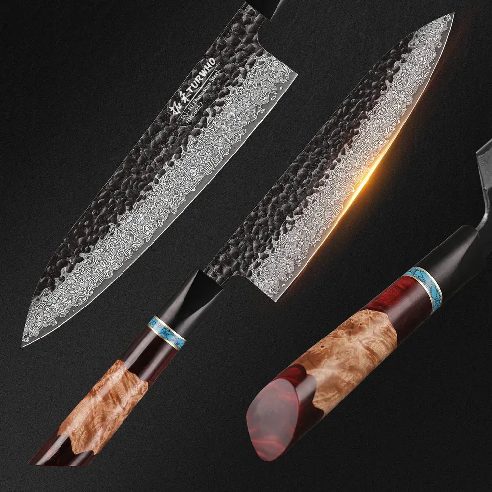 Damascus Steel Japanese Kitchen Knife