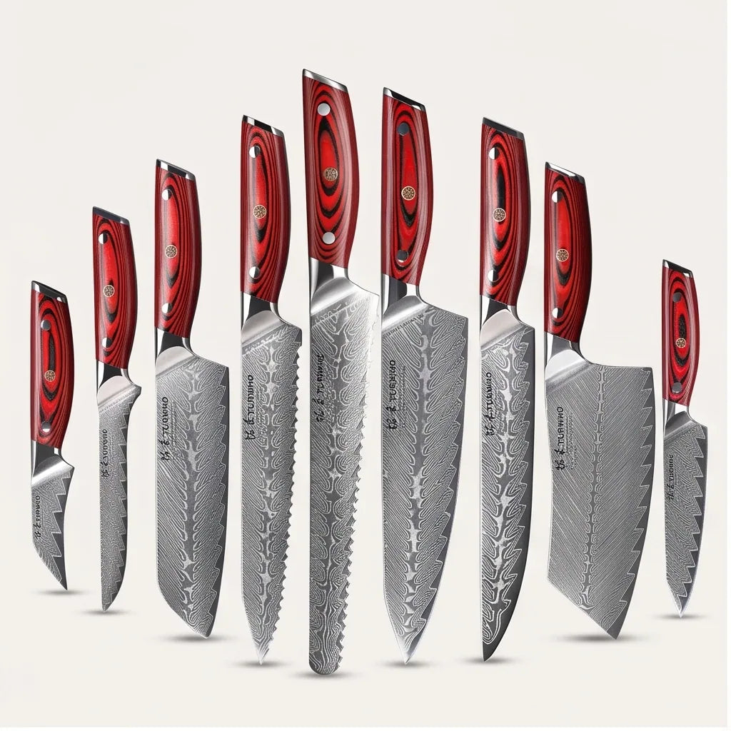 67-Layer Damascus Steel Chef Knife