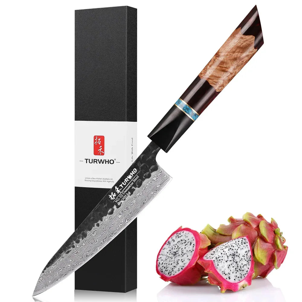 Damascus Steel Japanese Kitchen Knife